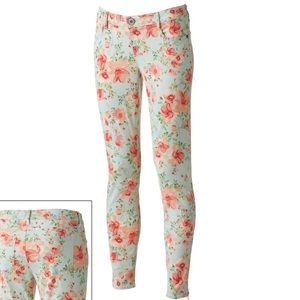 Candies Floral Skinny pants / jeans